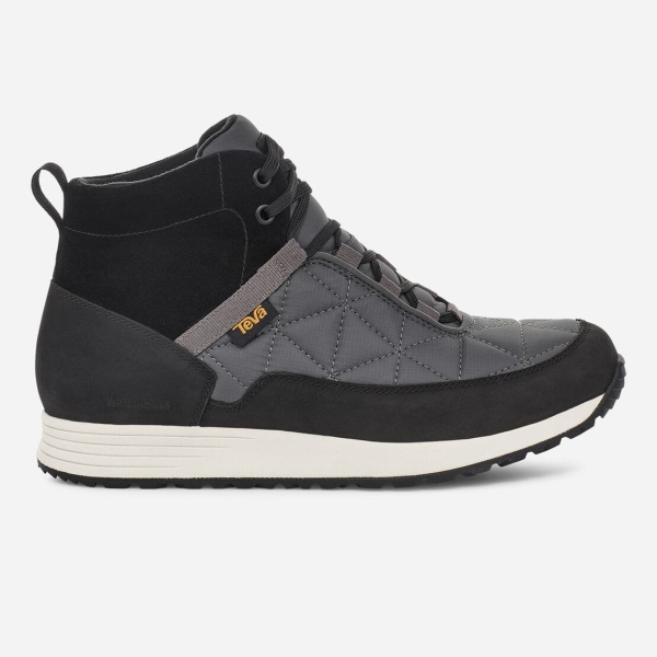 Hungary Teva Ember Commute Waterproof - Férfi Túracipő Fekete / Szürke - 324-CSEVT
